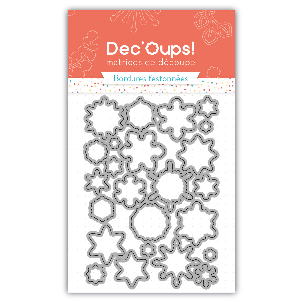 Matrice de découpes pour créer des jolis flocons -10x15cm
