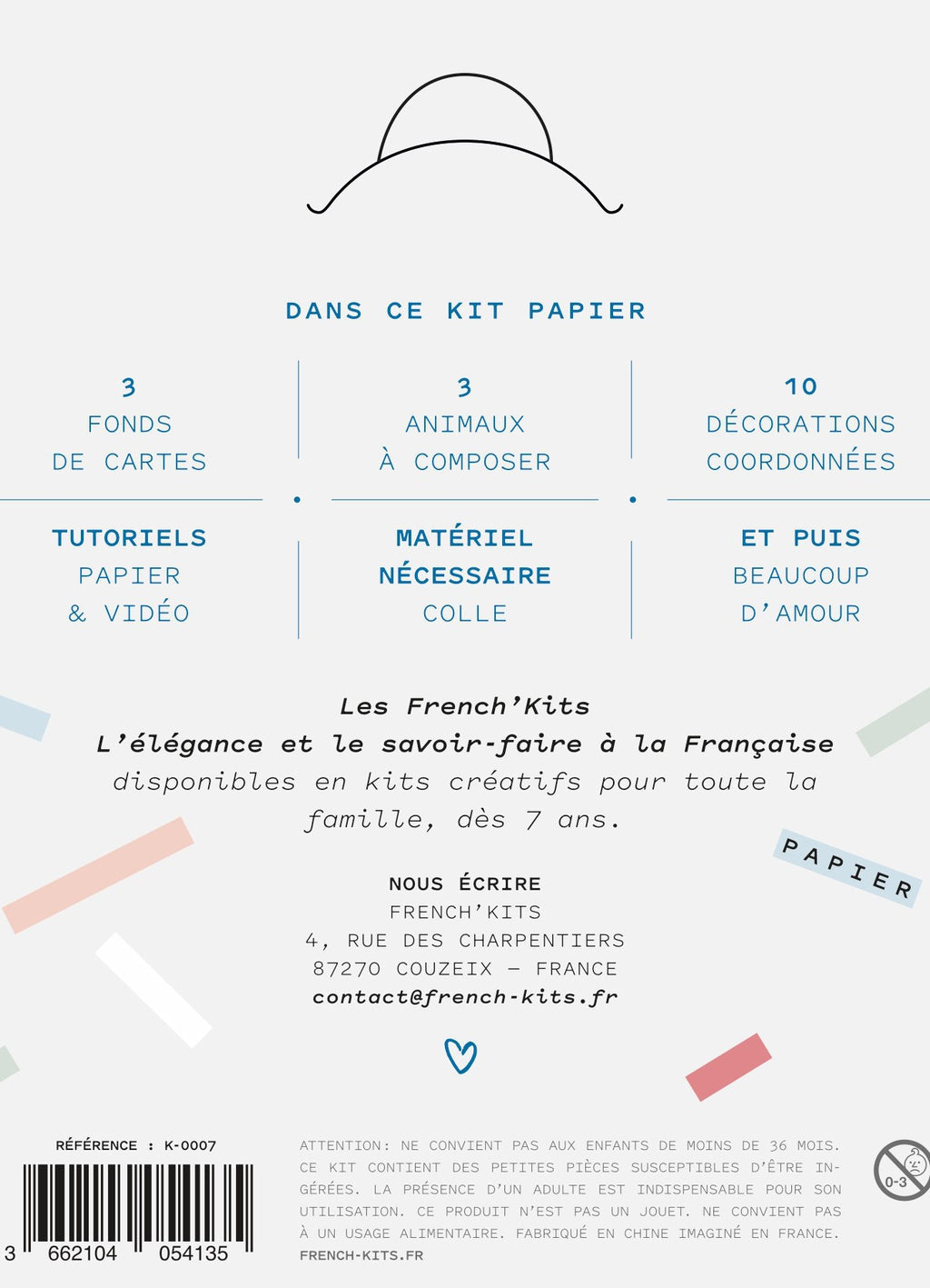 FRENCH'KITS - CARTES POSTALES - LES ANIMAUX