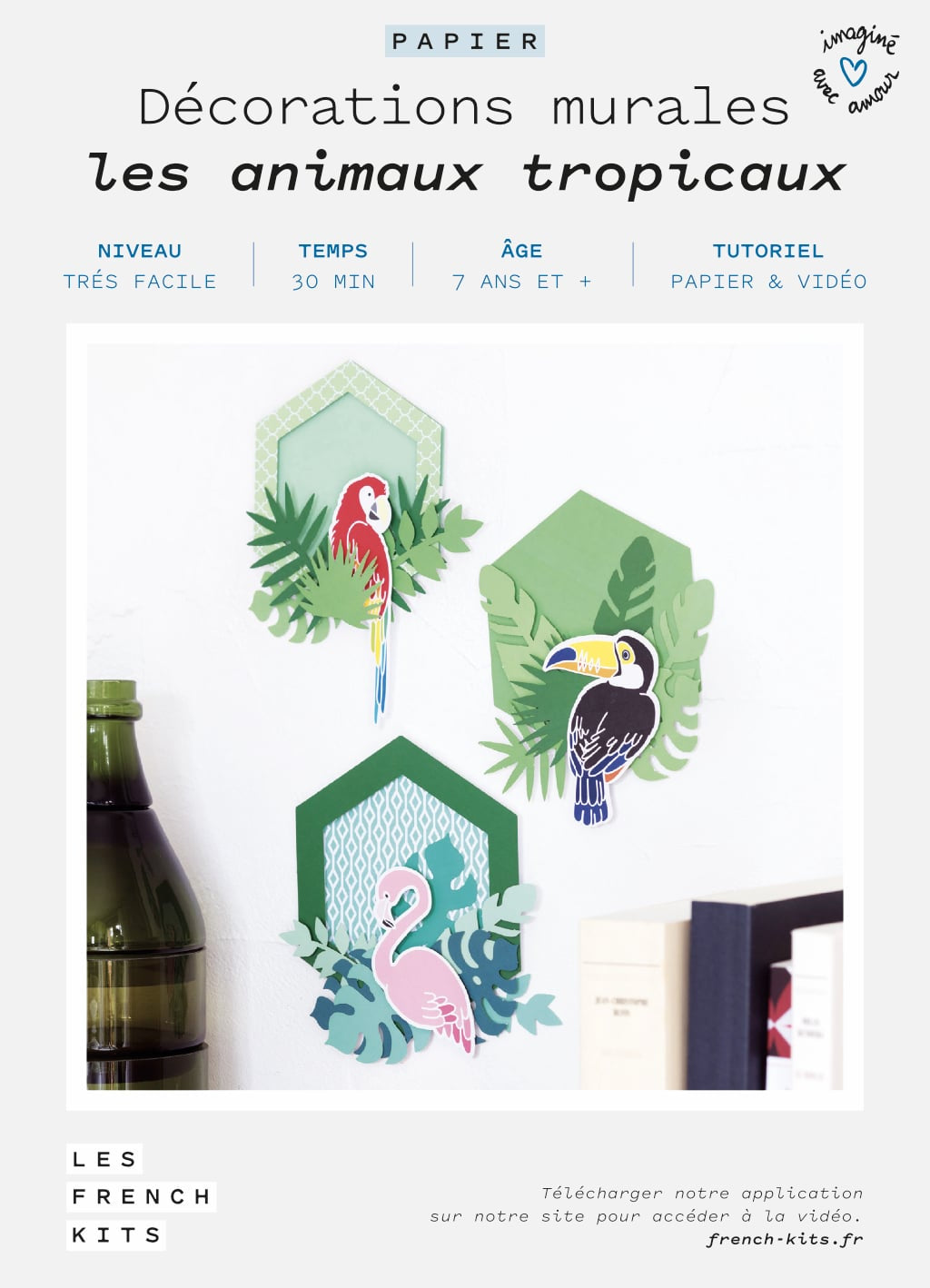 FRENCH'KITS - DÉCORATIONS MURALES - LES ANIMAUX TROPICAUX