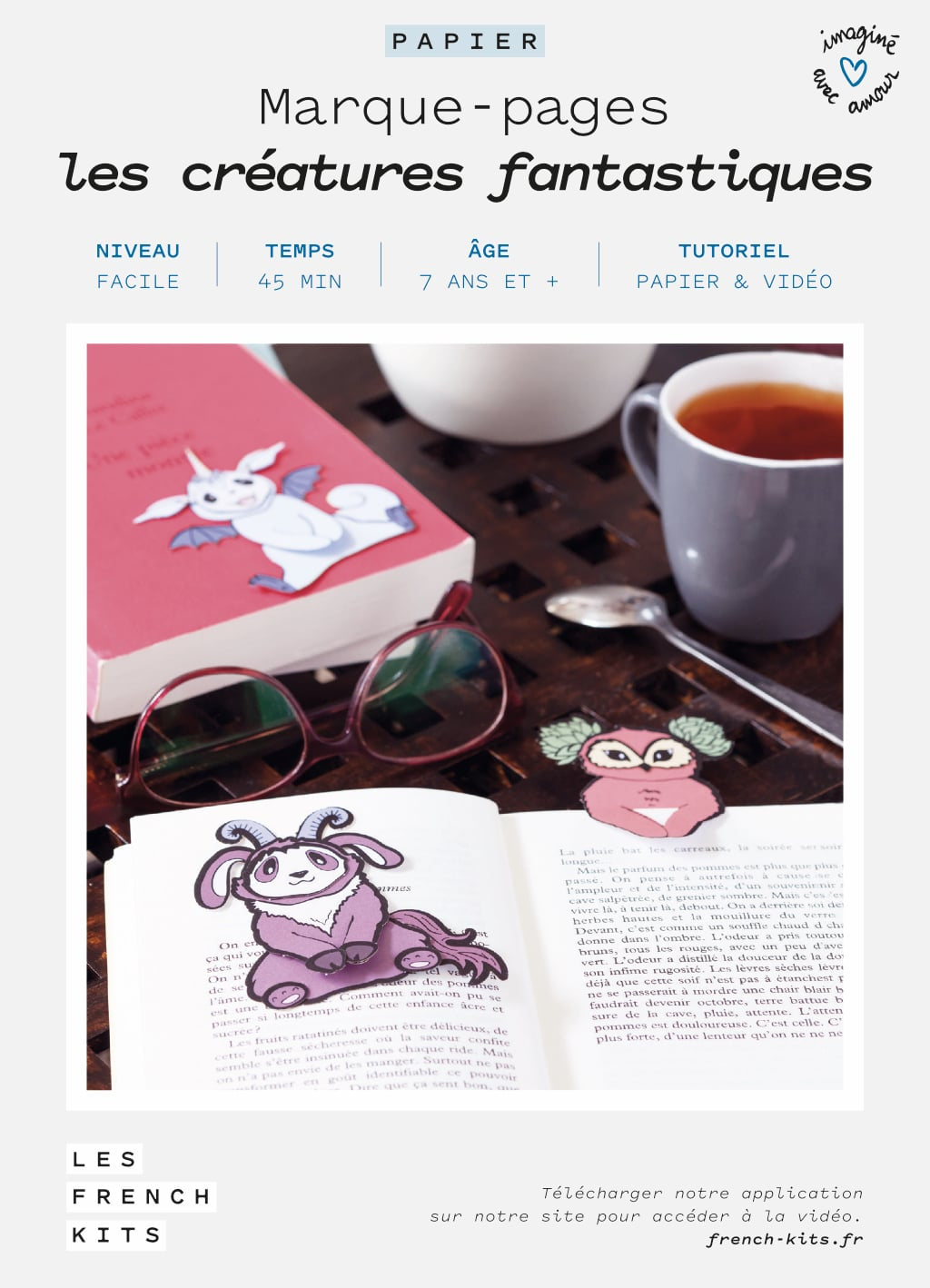 FRENCH'KITS - MARQUE PAGES - LES CRÉATURES FANTASTIQUES