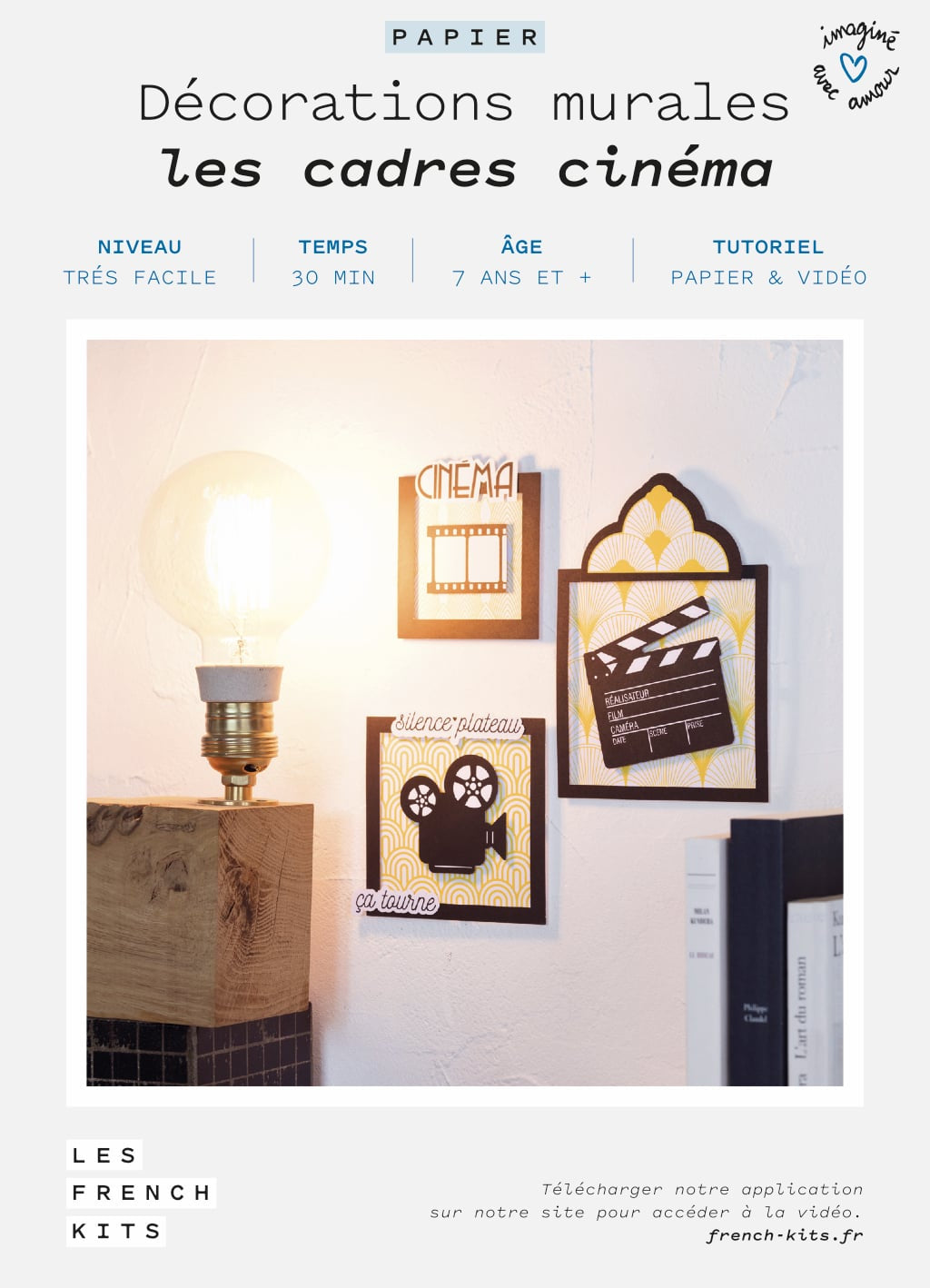 FRENCH'KITS - DÉCORATIONS MURALES - CADRE CINÉMA