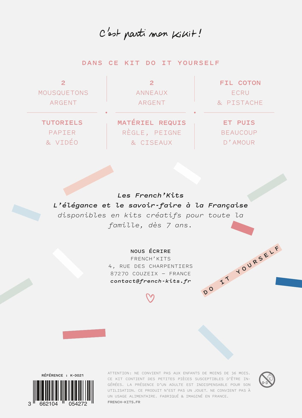 FRENCH'KITS - MACRAME - PORTE CLÉS - PLUME & POMPON