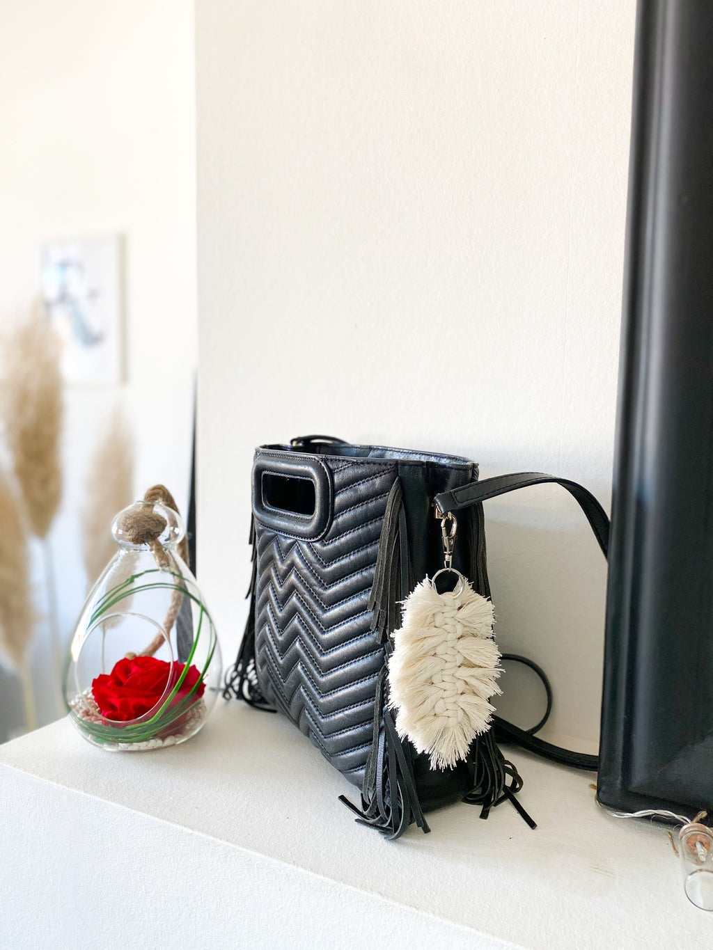 FRENCH'KITS - MACRAME - PORTE CLÉS - PLUME & POMPON