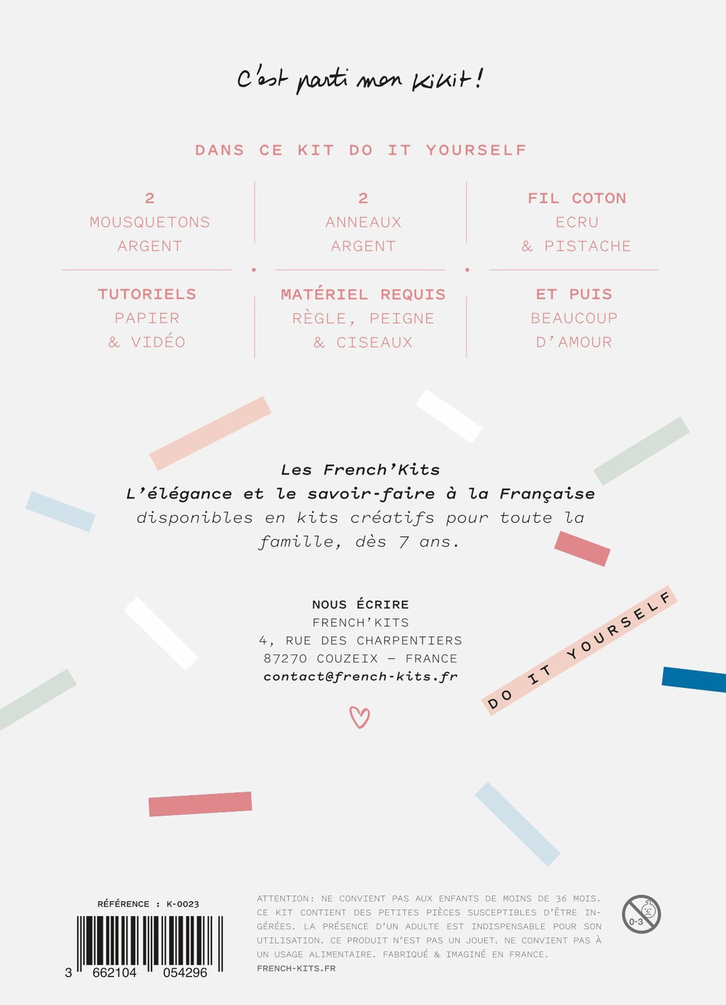 FRENCH'KITS - MACRAME - PORTE CLÉS - NUD & TORSADE