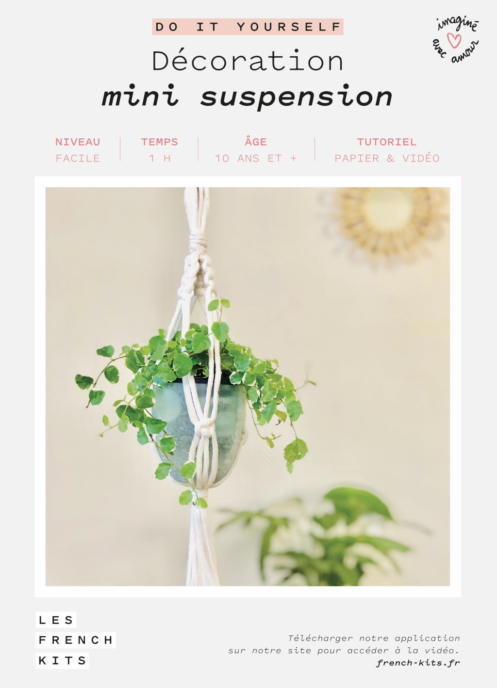 FRENCH'KITS - MACRAME - DÉCORATIONS MINI-SUSPENSION