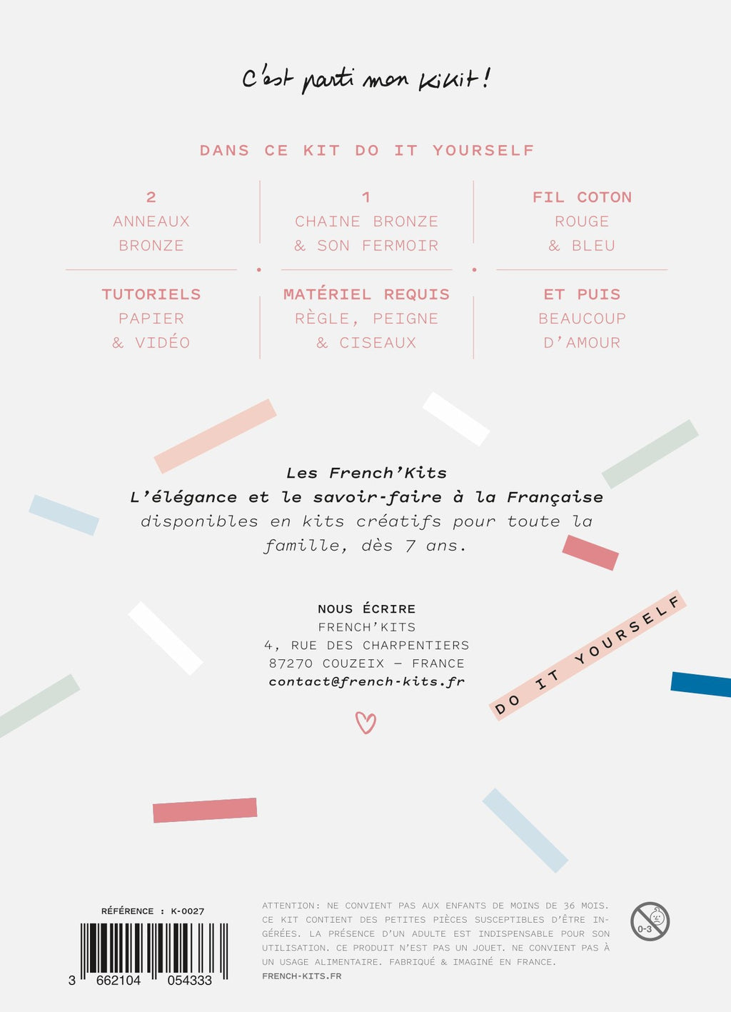 FRENCH'KITS - MACRAME - PENDENTIFS - NOEUDS & POMPON