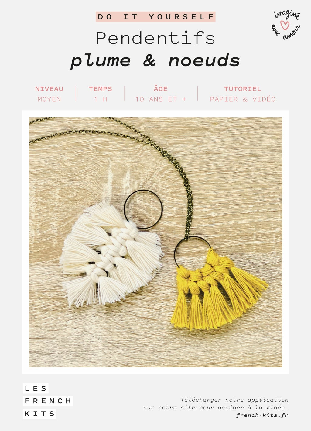 FRENCH'KITS - MACRAME - PENDENTIFS - PLUME & NOEUDS