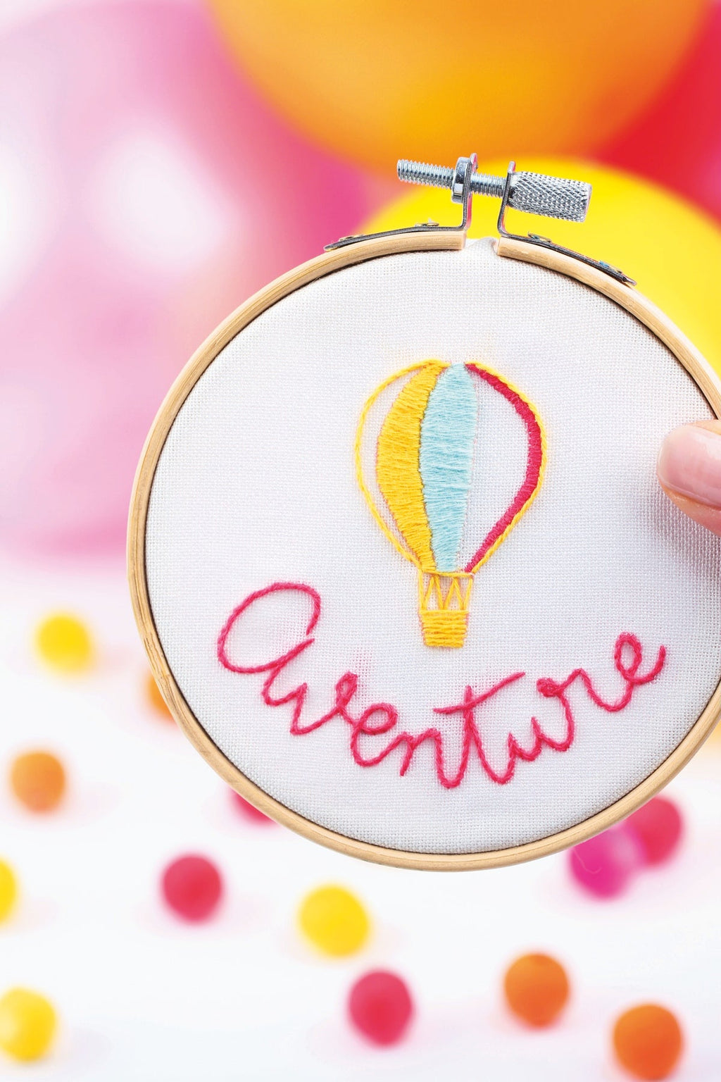 FRENCH'KITS - BRODERIE DÉCORATIVE - MONTGOLFIÈRE