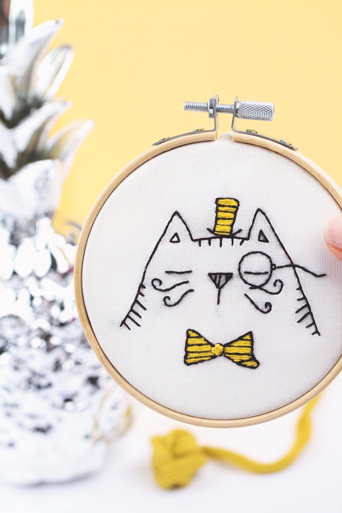 FRENCH'KITS - BRODERIE DÉCORATIVE - MONSIEUR CHAT