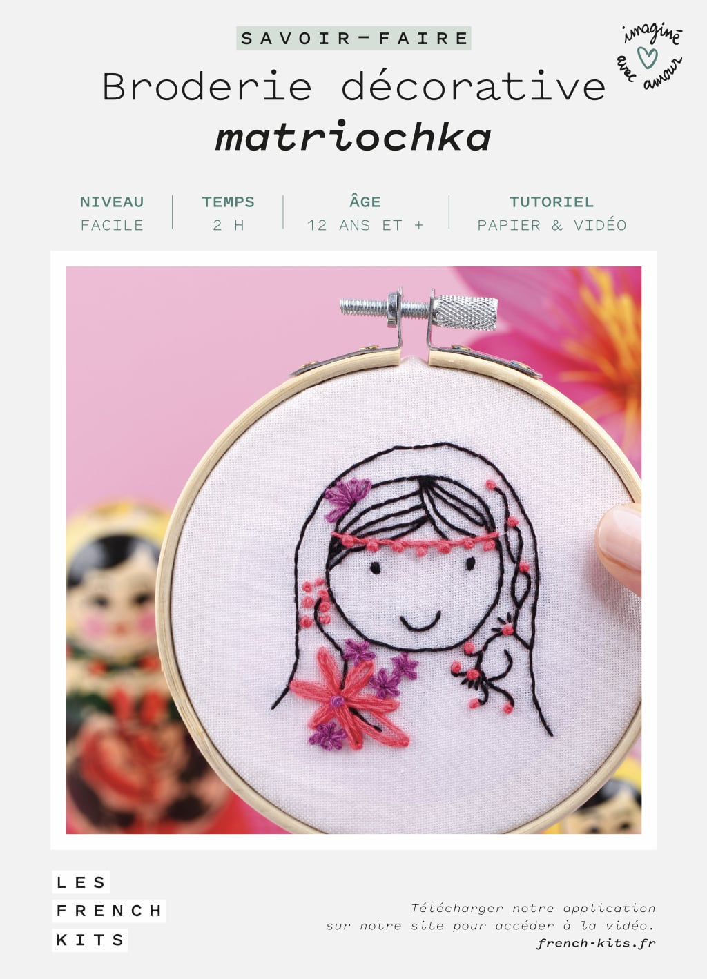 FRENCH'KITS - BRODERIE DÉCORATIVE - MATRIOCHKA