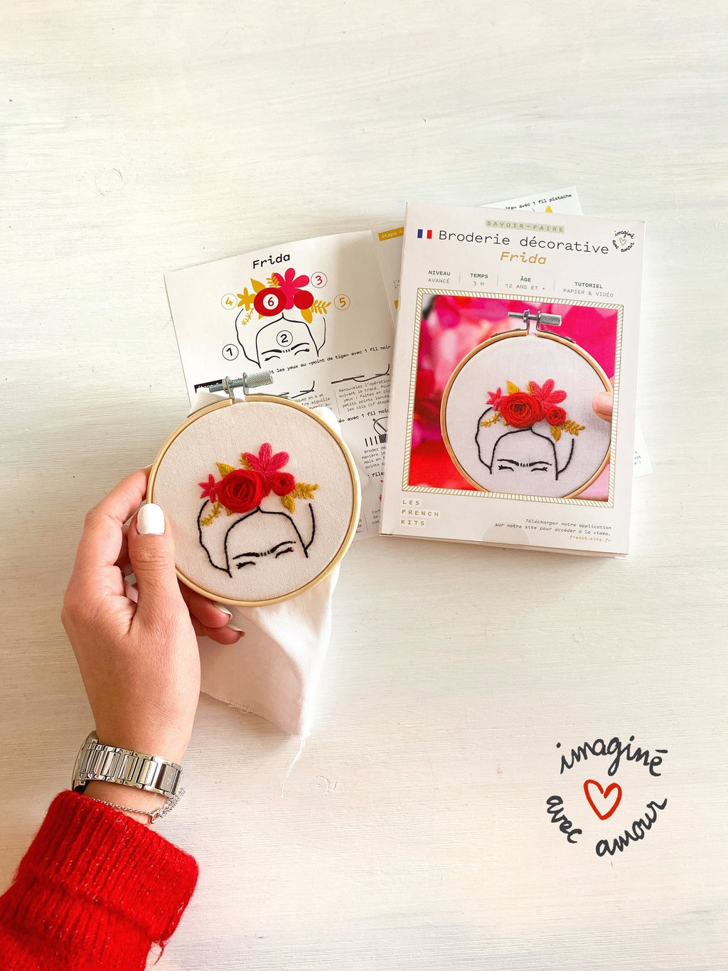 FRENCH'KITS - BRODERIE DÉCORATIVE - FRIDA