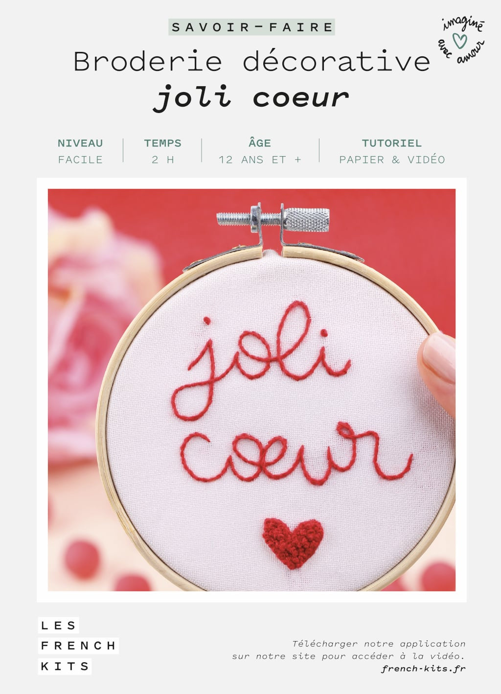 FRENCH'KITS - BRODERIE DÉCORATIVE - JOLI CUR