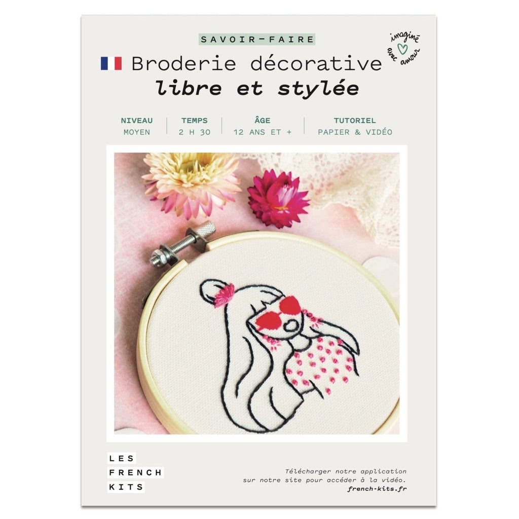 FRENCH KITS - BRODERIE DÉCORATIVE - LIBRE ET STYLEE