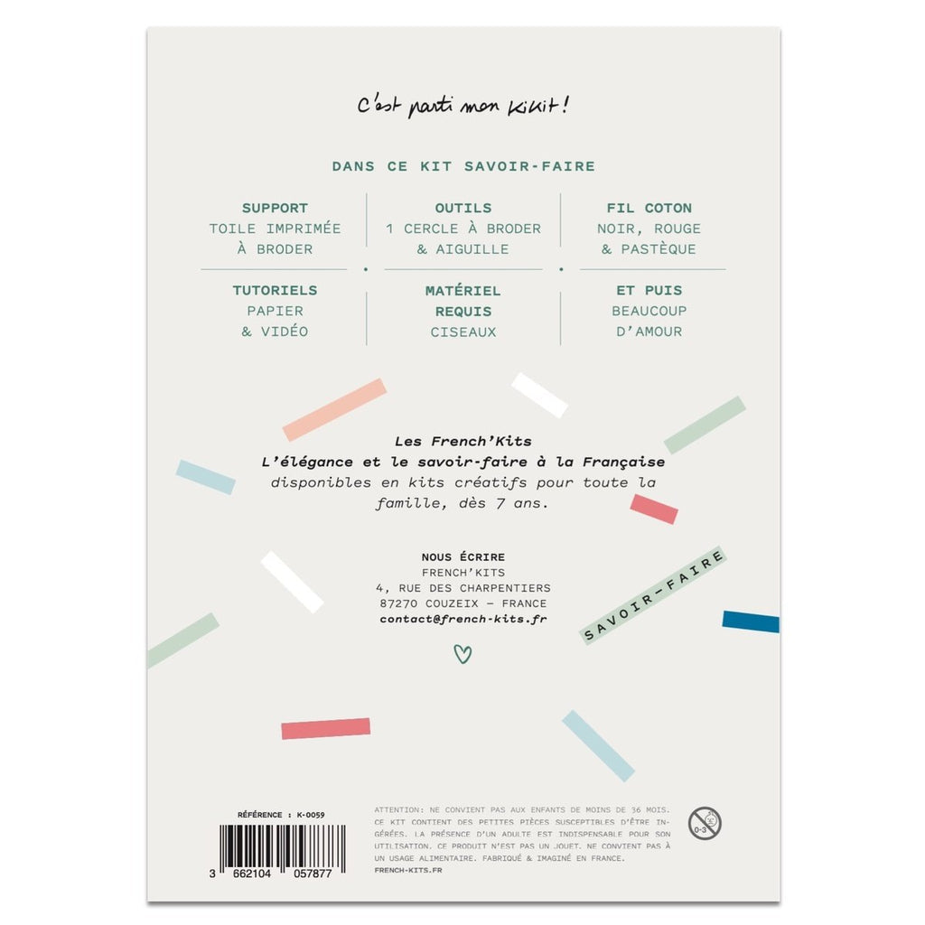 FRENCH KITS - BRODERIE DÉCORATIVE - LIBRE ET STYLEE