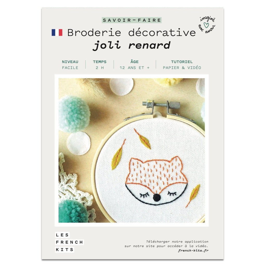 FRENCH KITS - BRODERIE DÉCORATIVE - JOLI RENARD