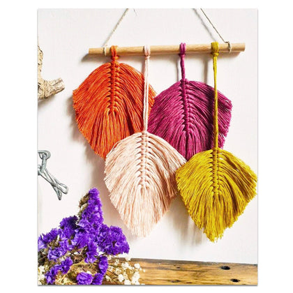 FRENCH KITS - MACRAME - MINI-SUSPENSION - FEUILLES