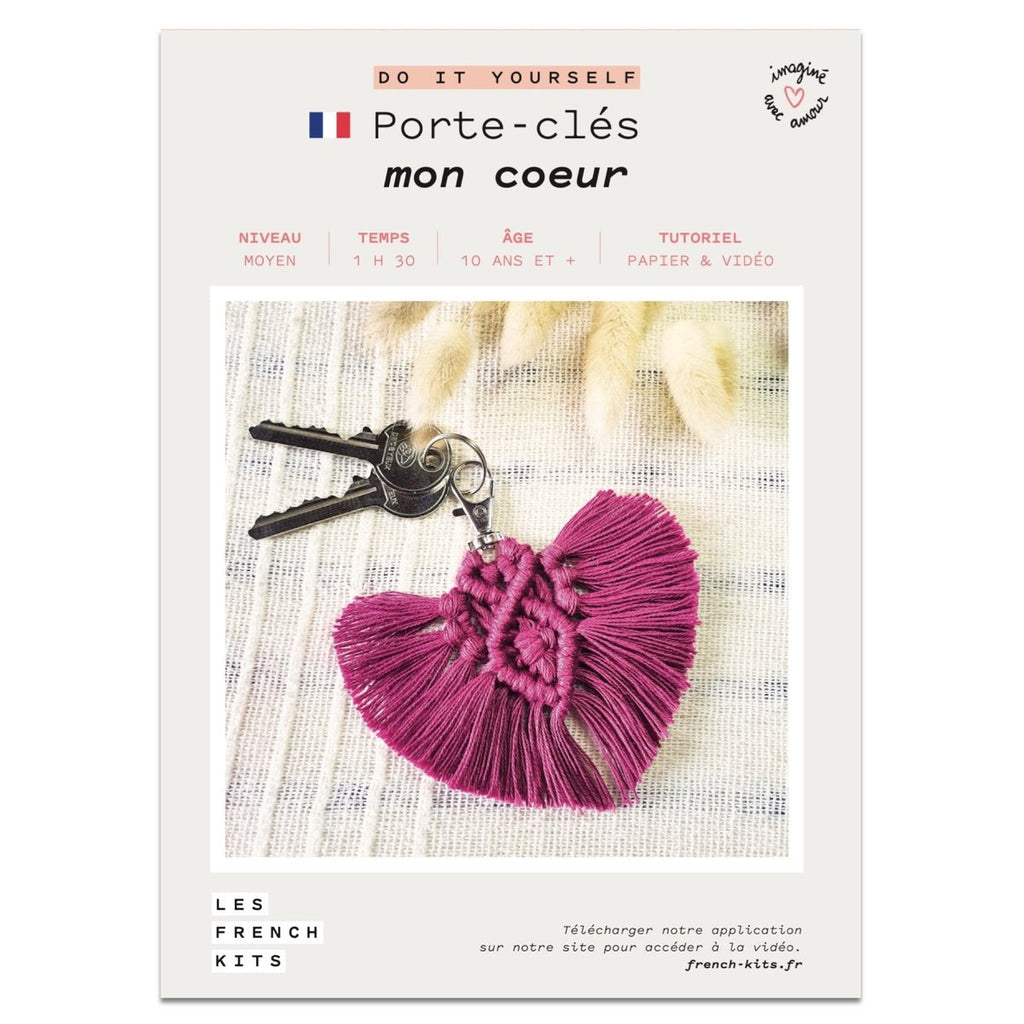 FRENCH KITS - MACRAME - PORTE CLÉS - MON CUR