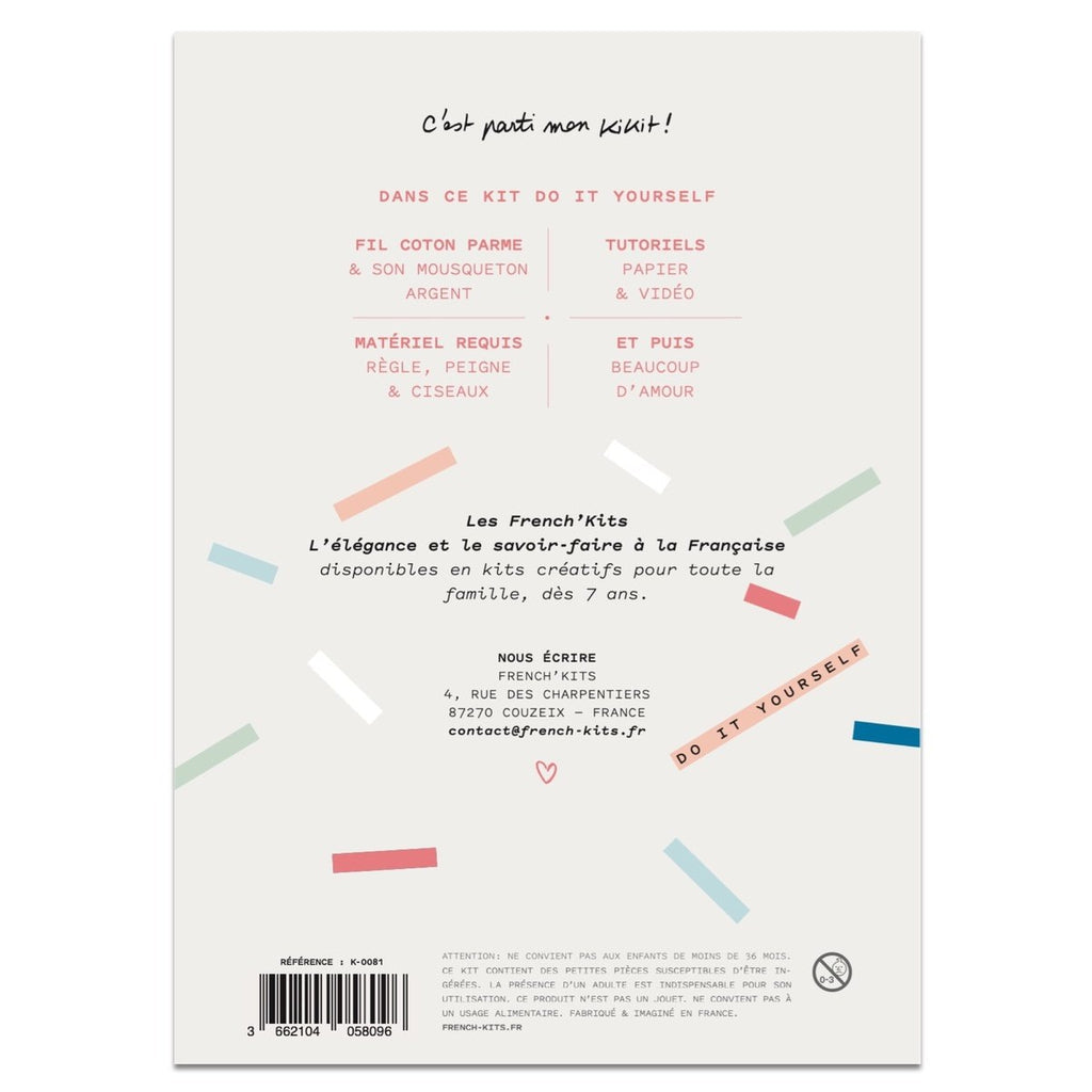 FRENCH KITS - MACRAME - PORTE CLÉS - MON CUR