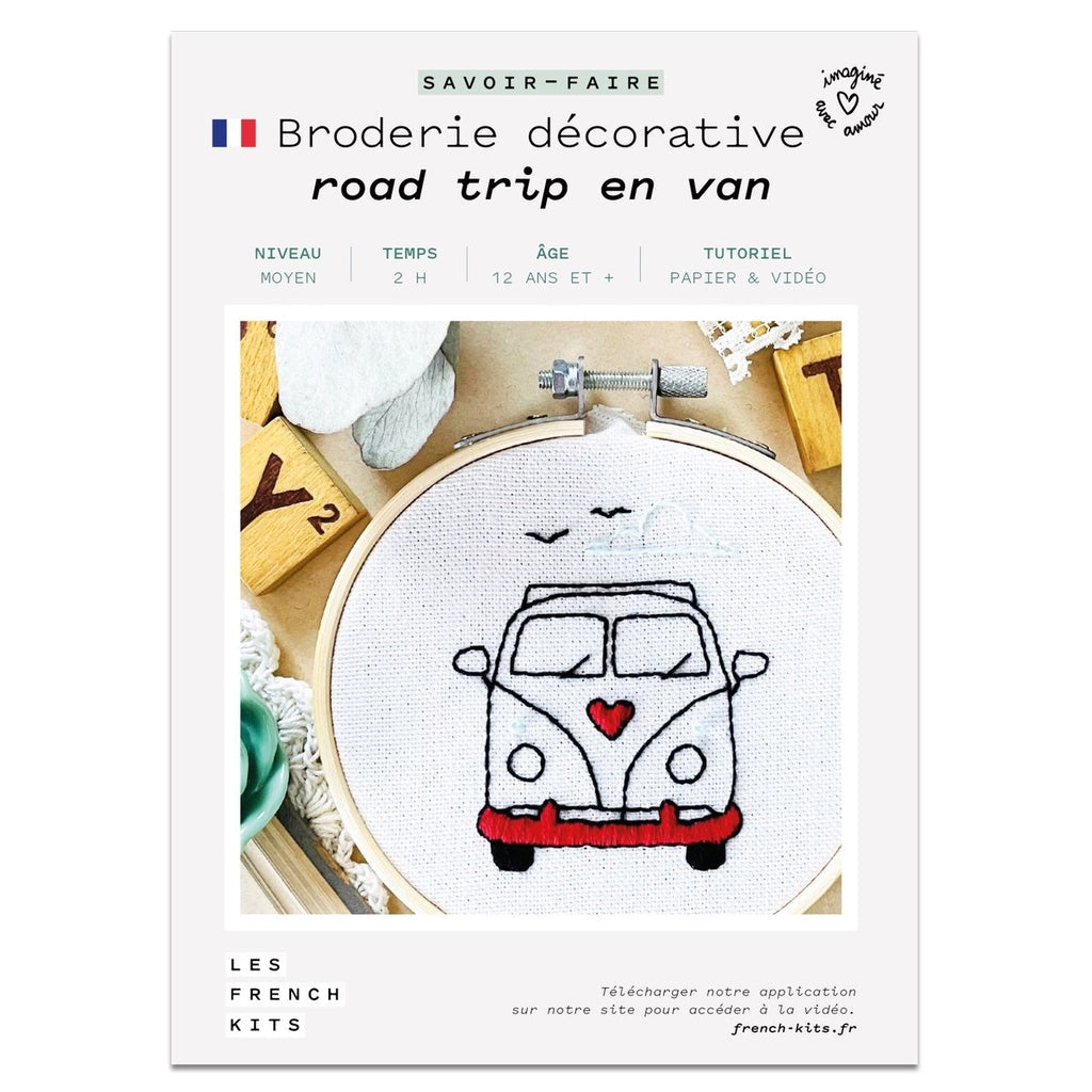 FRENCH KITS - BRODERIE DÉCORATIVE - ROAD TRIP EN VAN