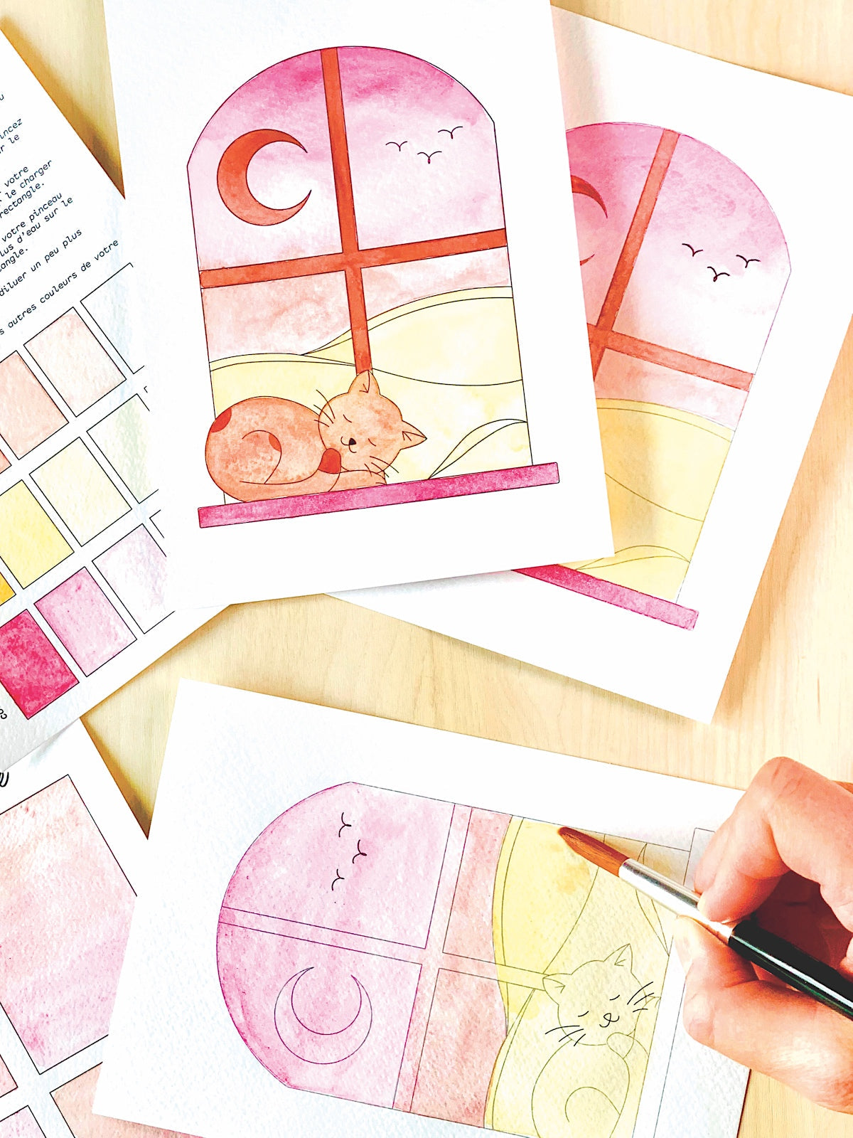 FRENCH KITS - AQUARELLE ARTISANALE - REVES DE CHAT