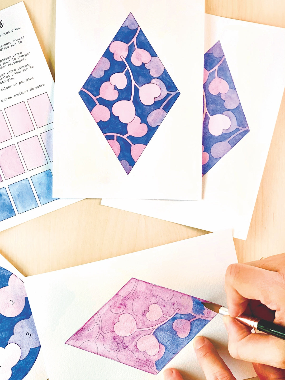 FRENCH KITS - AQUARELLE ARTISANALE - BLEU EUCALYPTUS