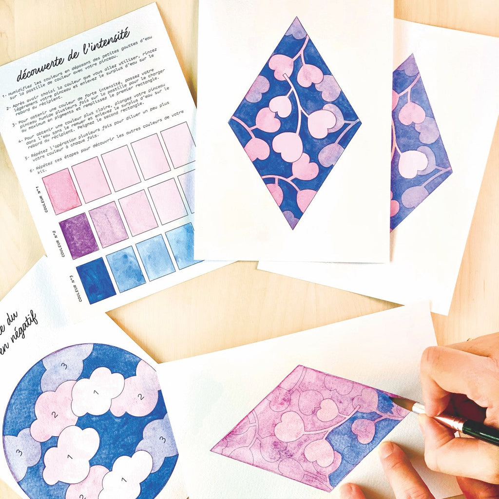 FRENCH KITS - AQUARELLE ARTISANALE - BLEU EUCALYPTUS