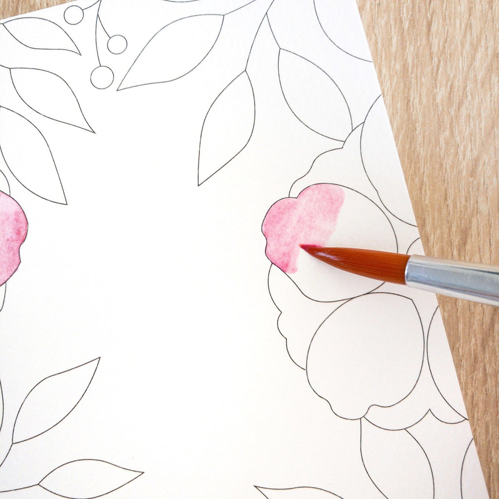 FRENCH KITS - AQUARELLE ARTISANALE - BELLES ANEMONES