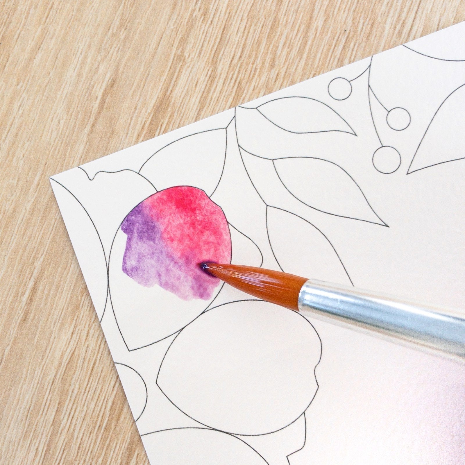 FRENCH KITS - AQUARELLE ARTISANALE - BELLES ANEMONES