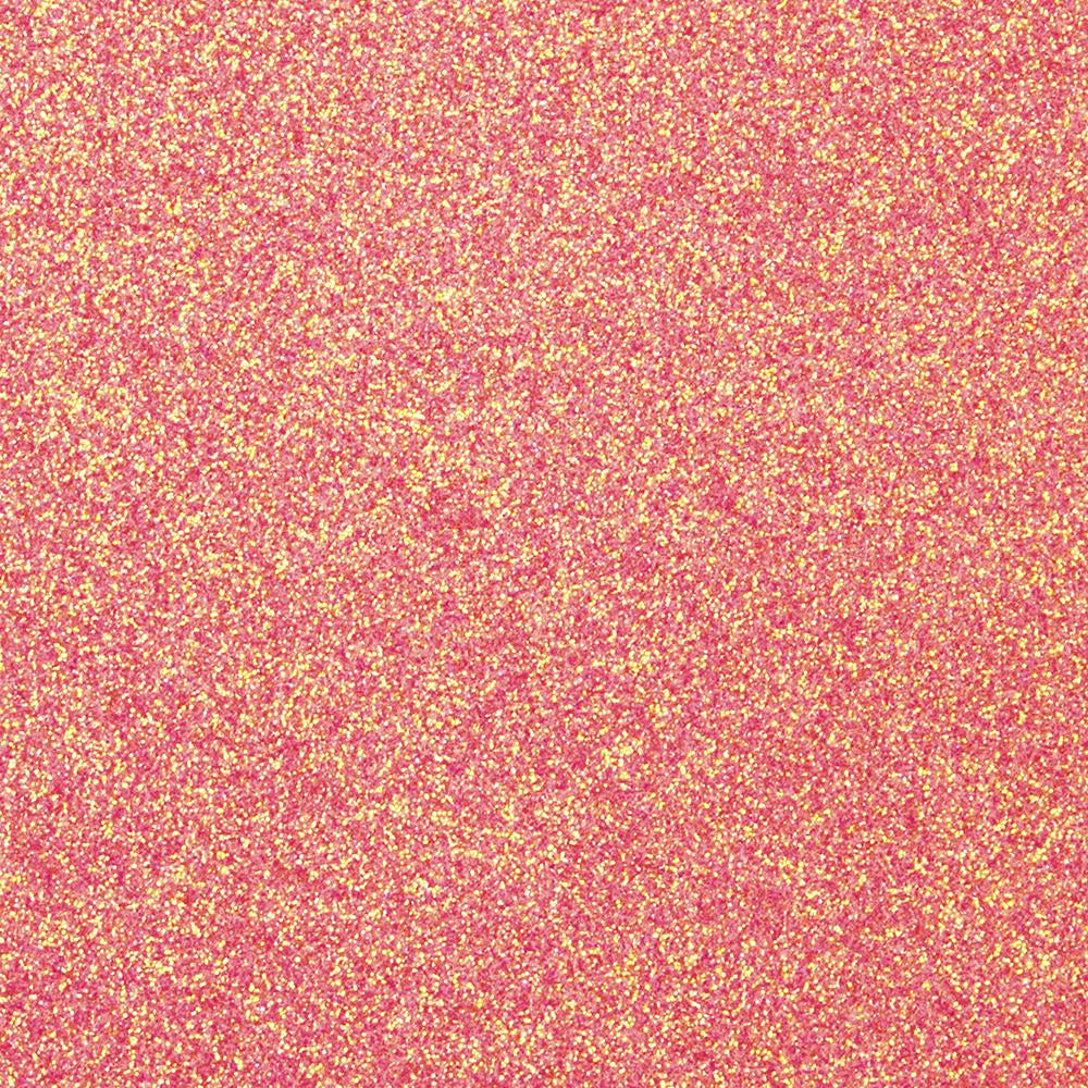 Gamme Glitter : 12 couleurs de papiers Paillettes - Set de 5 feuilles A4 - 250g/m2 - paillettes / glitters - Rose Caddy
