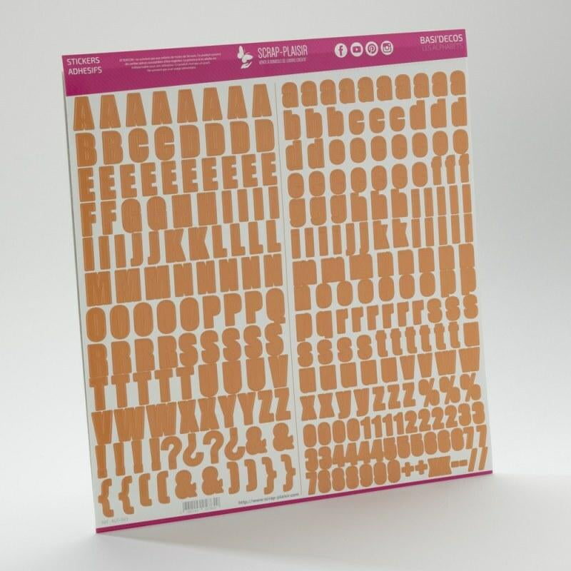 Stickers Basi'Decos Les Alphabets