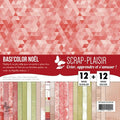 Set 24 papiers scrapbooking noël - 250g/m2