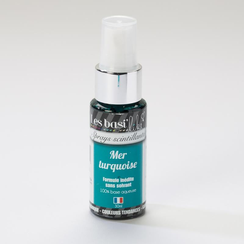 Encres en sprays - 24 couleurs - Mer Turquoise