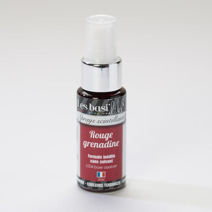Encres en sprays - 24 couleurs - Rouge Grenadine