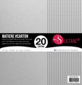 Bloc de 20 cartons Sultane - Matière - Carton - Epais - 1mm