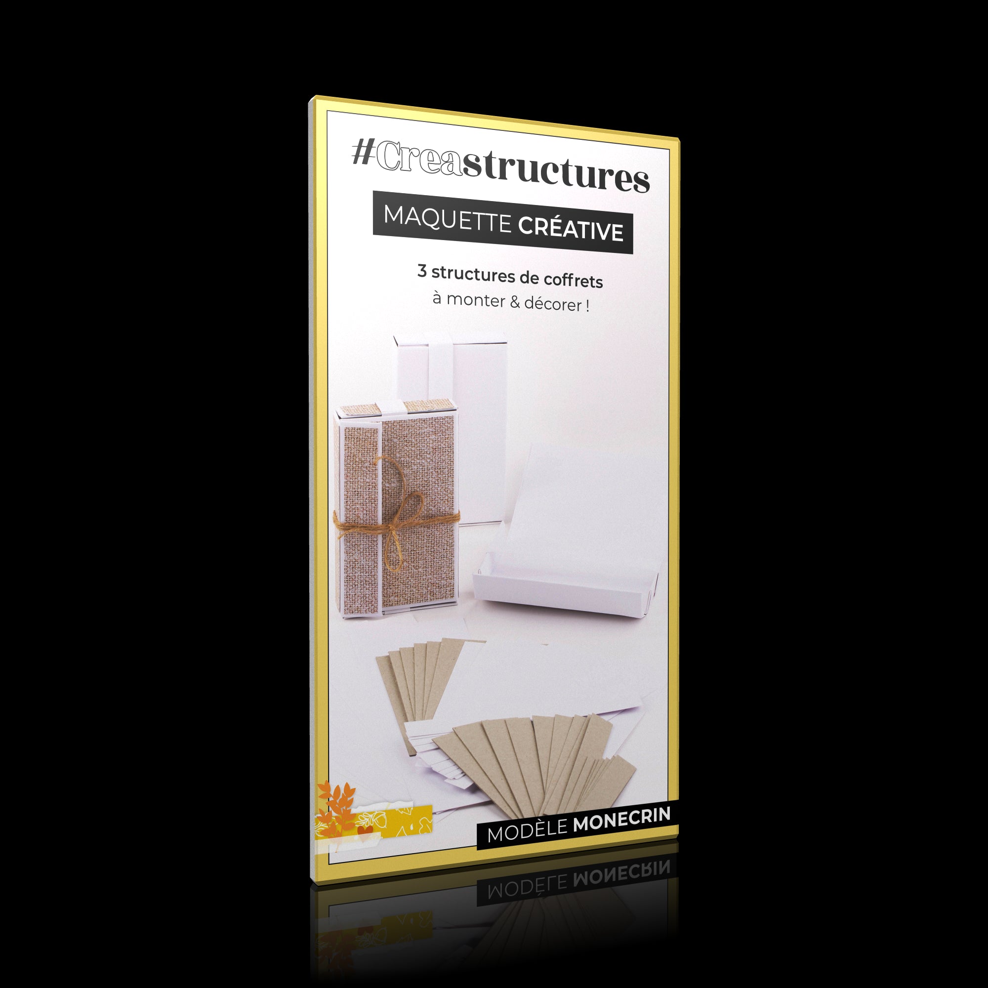 2 structures de boite à explosion vierges à décorer et à monter