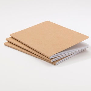 Sets de 3 carnets kraft - 40 pages 13x18cm