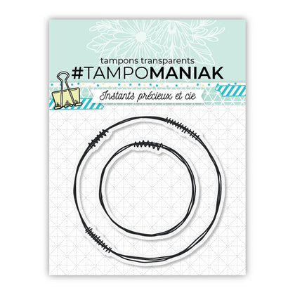 Tampons cadre hexagone - 10x10cm