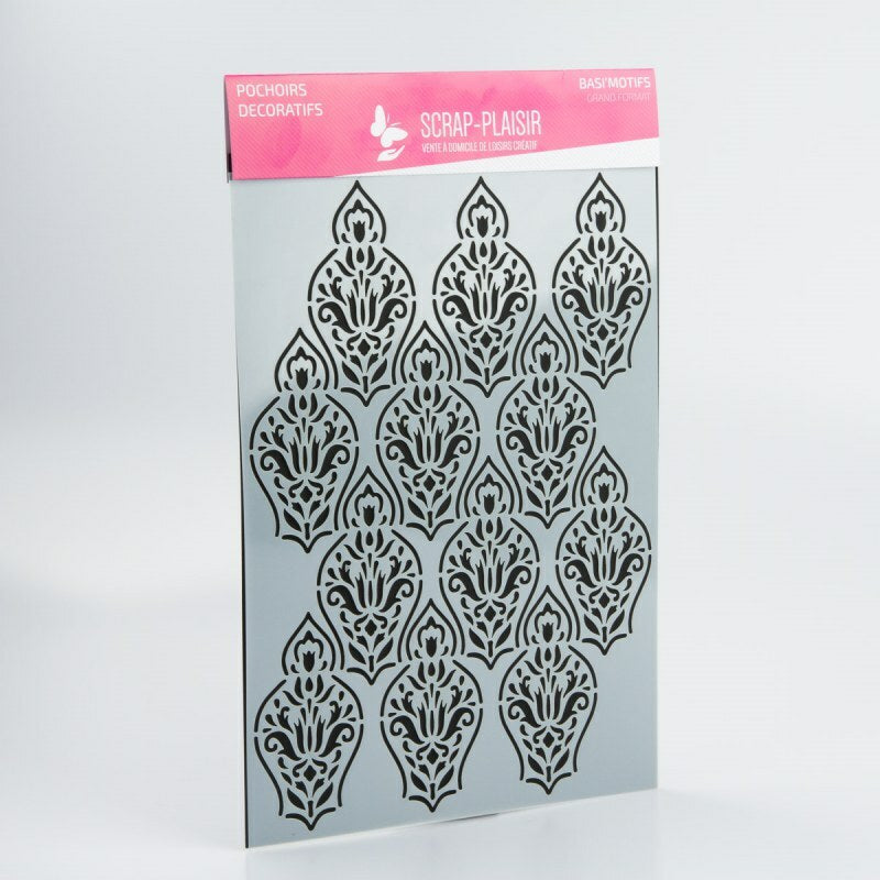 Grand pochoir décoratif Basi'Motifs - Baroque