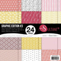 Set de 24 papiers Sultane Basi'Like recto/verso 30,5x30,5 cm - 250 g/m2 - Graphic édition 3