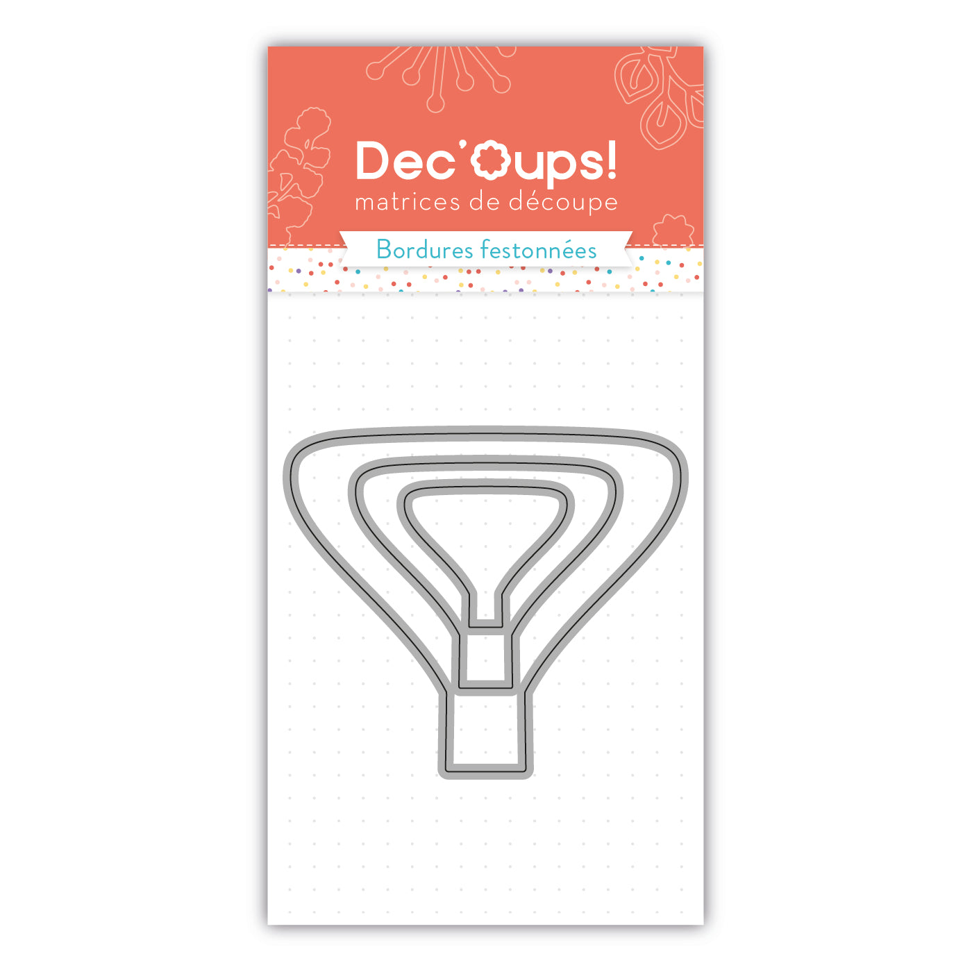 Dies/Matrices coeurs de fleurs