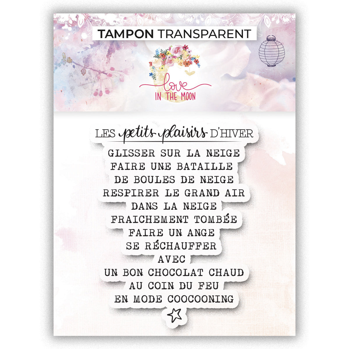 Tampon - Les petites plaisirs d'hiver