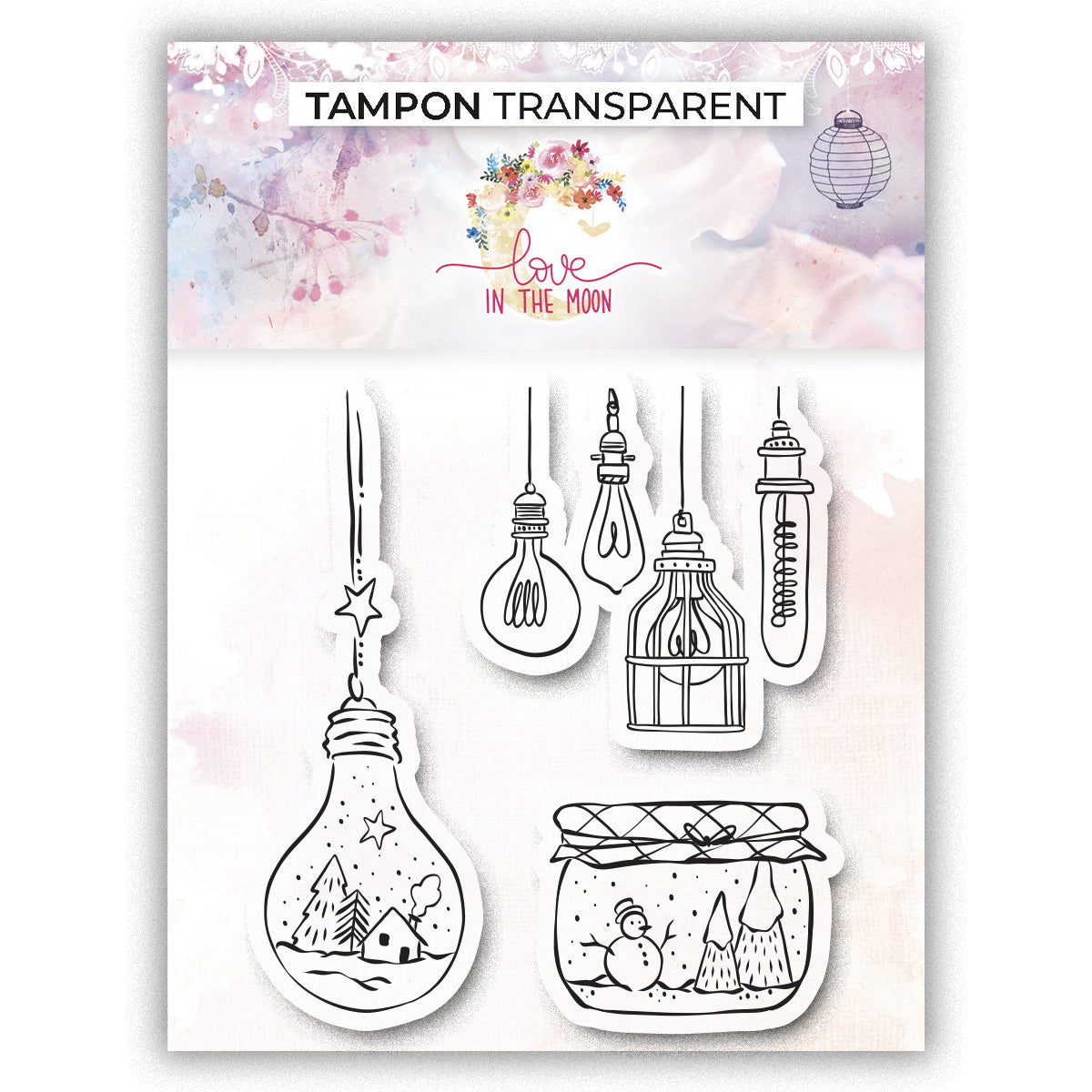 3 tampons - Boules à neige