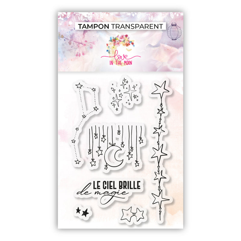 7 tampons - Le ciel brille de magie