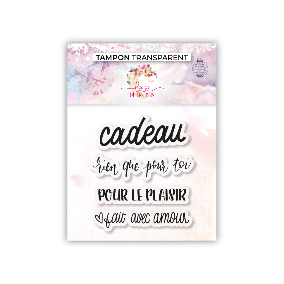 4 tampons - Cadeau rien que pour toi