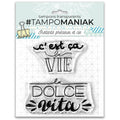 Set de tampons clear Dolce vita 6,5x7cm -  PTM-0008