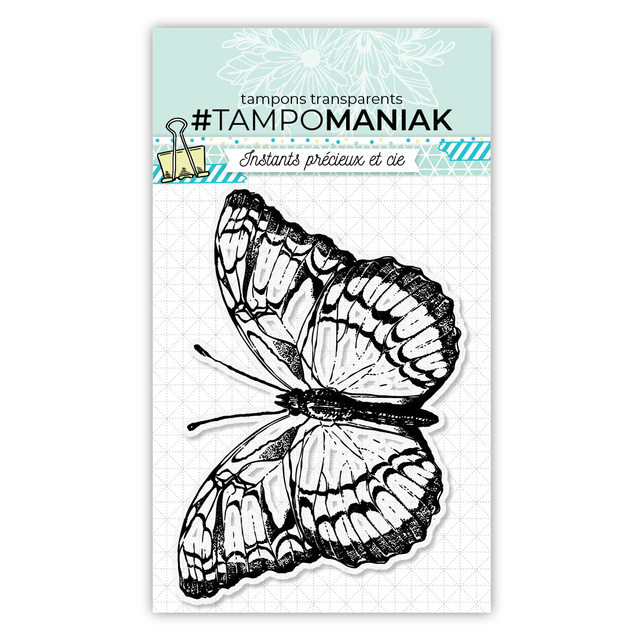 Tampon grand papillon - 10x15cm