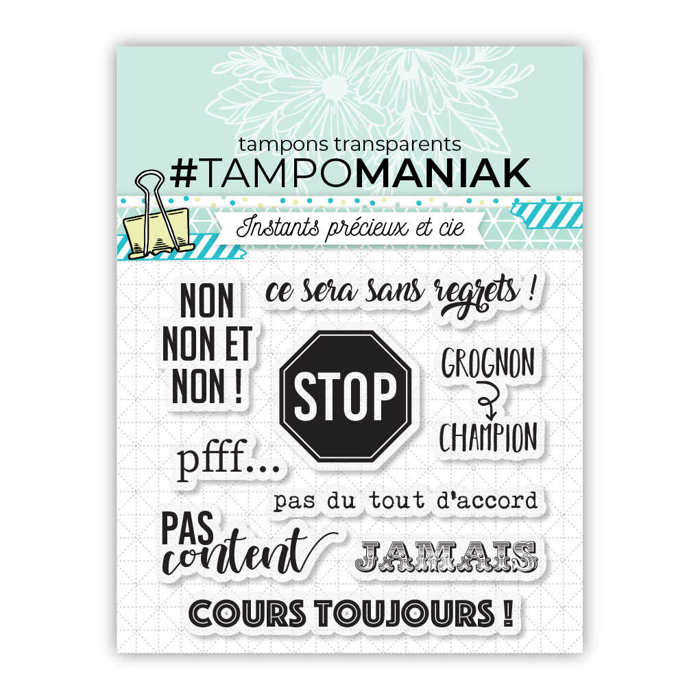 Tampon spécial Stop - 10x10cm