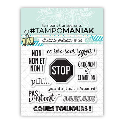 Tampon spécial Stop - 10x10cm