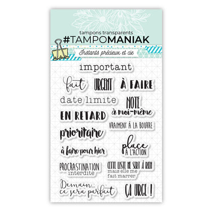 Tampons priorités pour journal bullet - 10x15cm