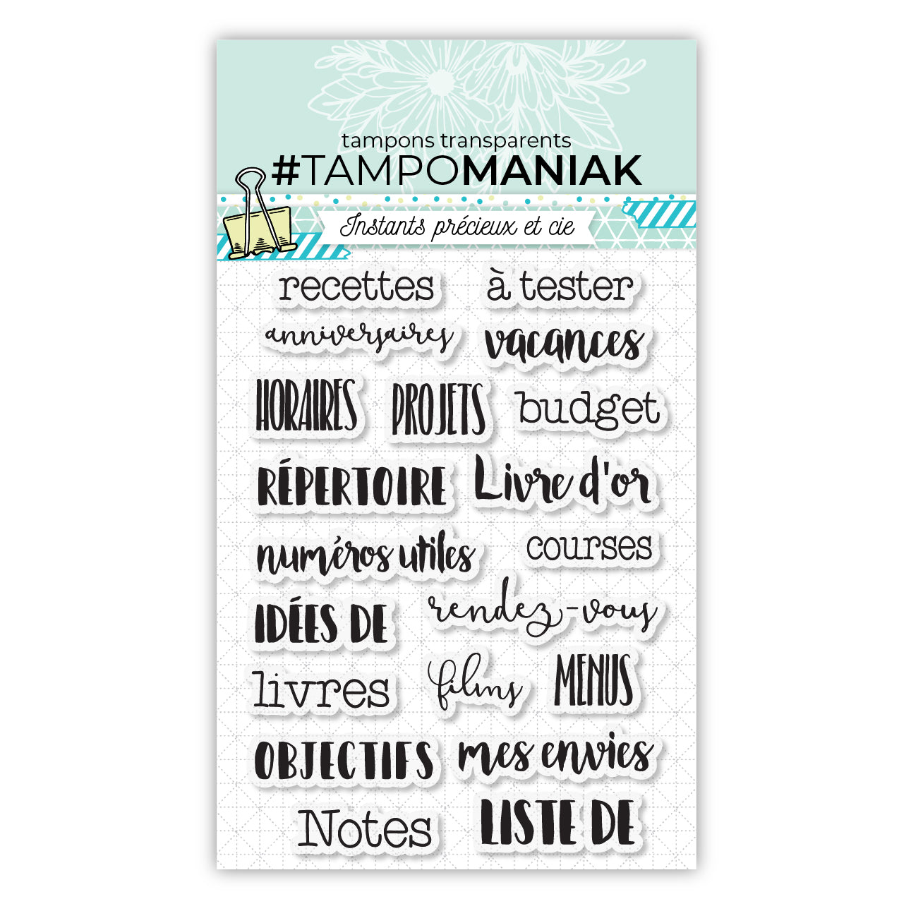 Tampons titres pour jounal bullet - 10x15cm